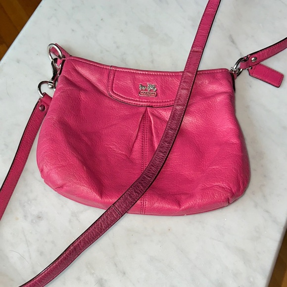 Coach Ashley Hot Pink Crossbody Bag - Picture 9 of 10